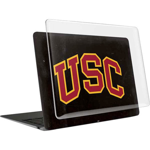 University of Southern California USC Logo Black Distressed MacBook Air 15in (2023-2025) Case plus Skin